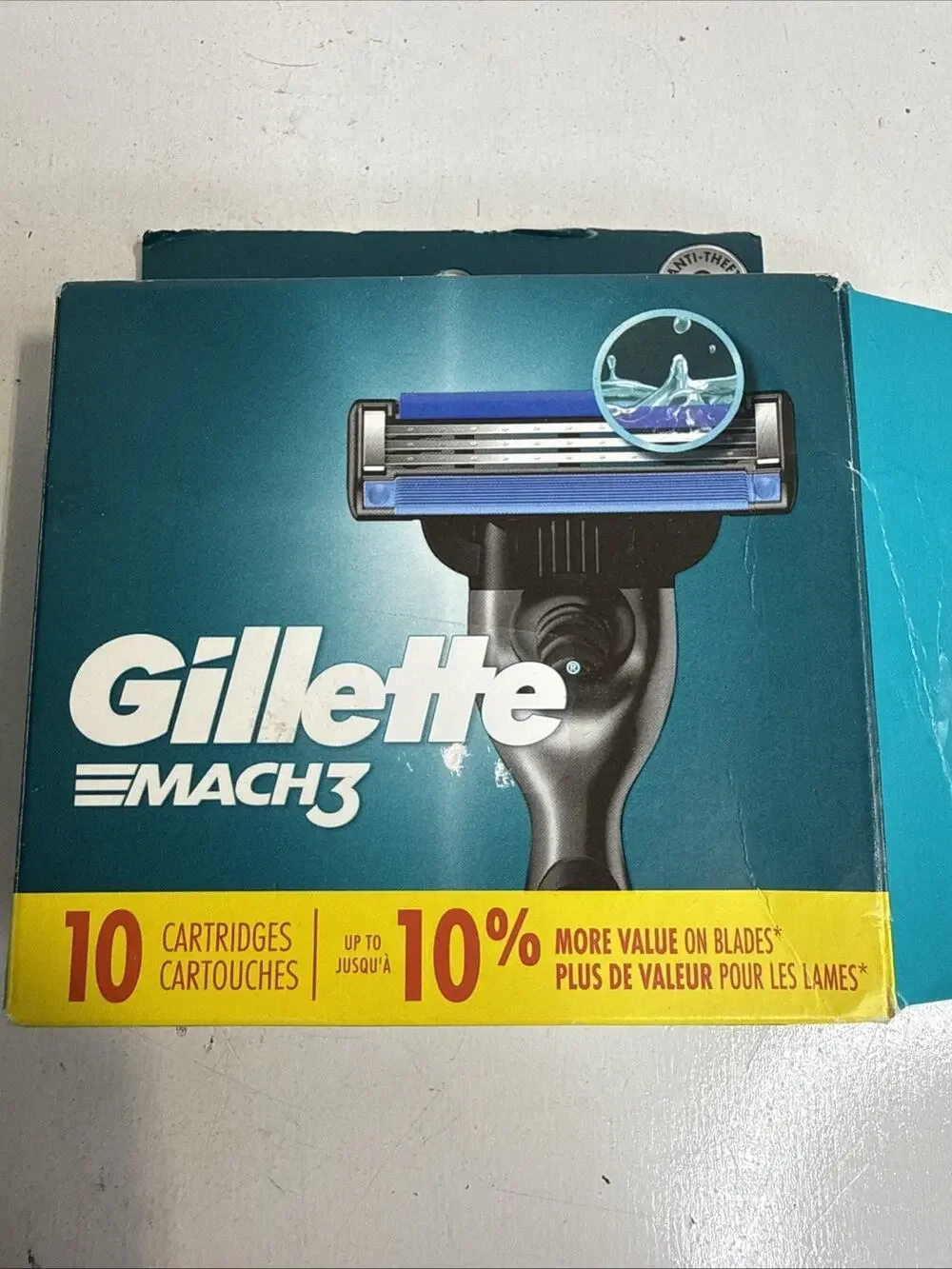 Gillette Mach3 Mach 3 Refill Razor Blades Pack of 10